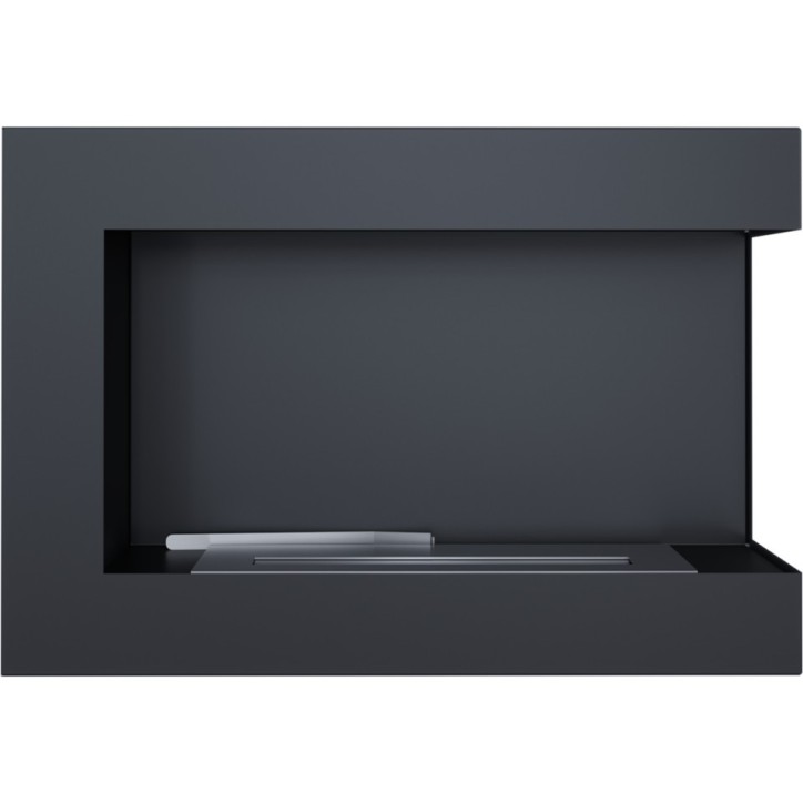 Cheminée bio-éthanol DELTA d'angle droit 60 cm