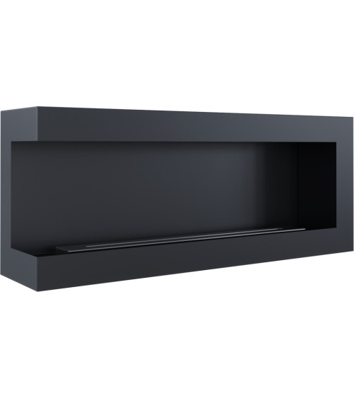 Cheminée bio-éthanol delta d'angle gauche 120 cm