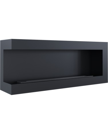 Cheminée bio-éthanol delta d'angle gauche 120 cm