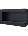 Cheminée bio-éthanol delta d'angle droit 90 cm