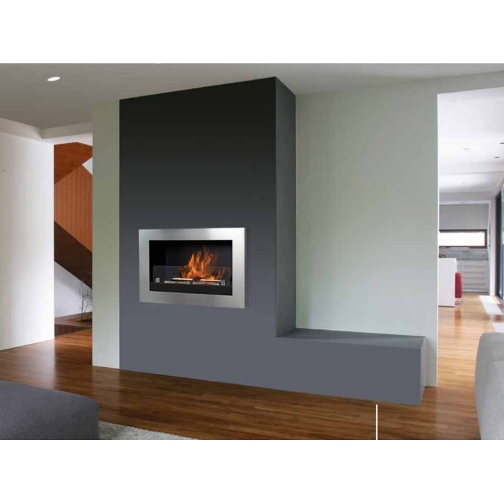 Chéminée bio-éthanol ASOLO 1.5 kw acier