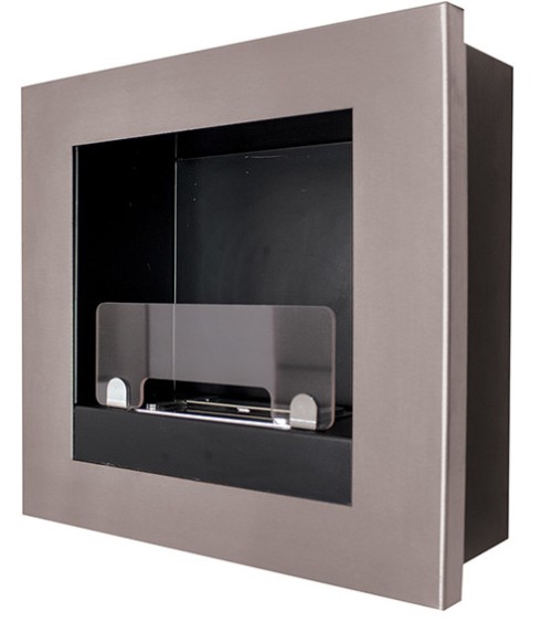 Chéminée bio-éthanol ASOLO 1.5 kw acier