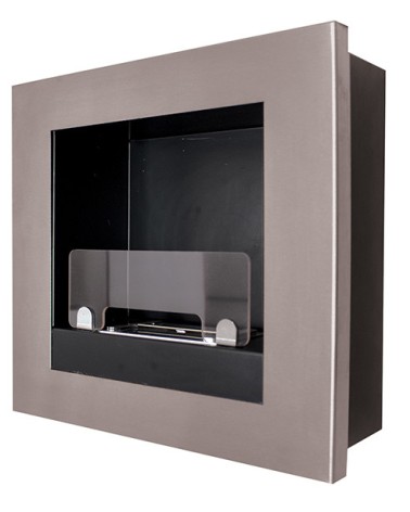 Chéminée bio-éthanol ASOLO 1.5 kw acier