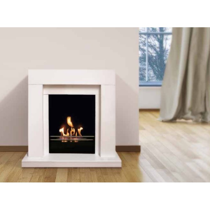 Chéminée bio-éthanol CAMOGLI 2.0 kw blanc