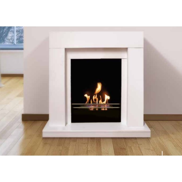 Chéminée bio-éthanol CAMOGLI 2.0 kw blanc