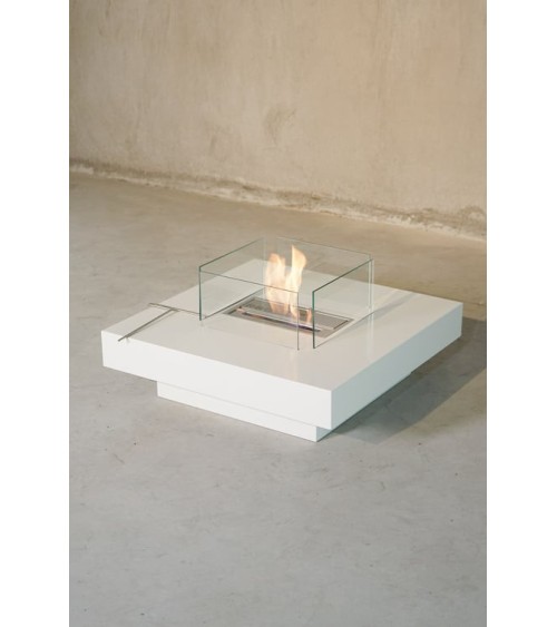 Cheminée bioéthanol CARRE table basse