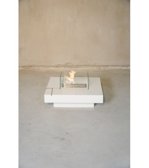 Cheminée bioéthanol CARRE table basse