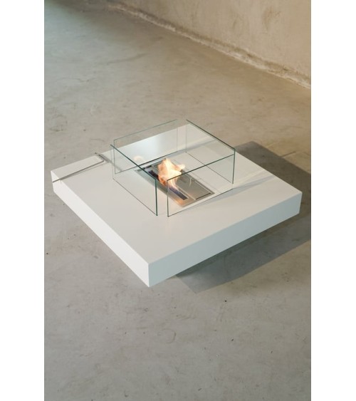 Cheminée bioéthanol CARRE table basse