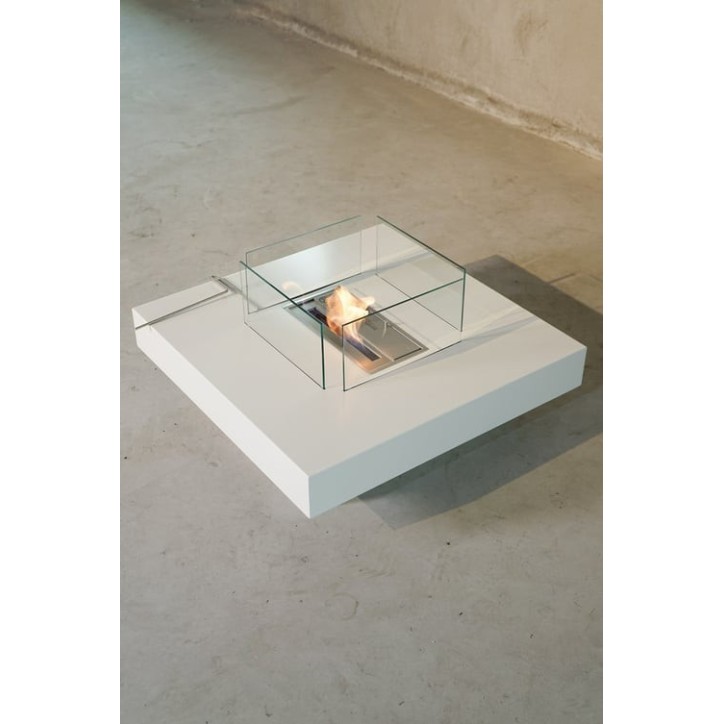 Cheminée bioéthanol CARRE table basse Cheminée bioéthanol CARRE table basse