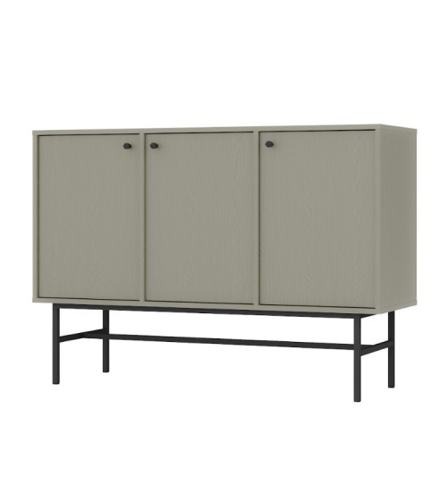 Buffet TOKYO Vert eucalyptus 125 cm 3 portes