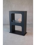 Cheminée bioéthanol autoportante HUIT noir
