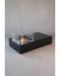 Cheminée bioéthanol autoportante TABLE noire
