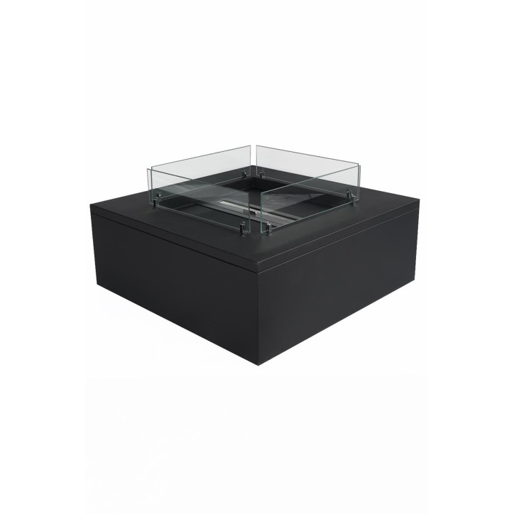 Cheminée bioéthanol autoportante TABLE II noire