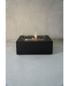 Cheminée bioéthanol autoportante TABLE II noire