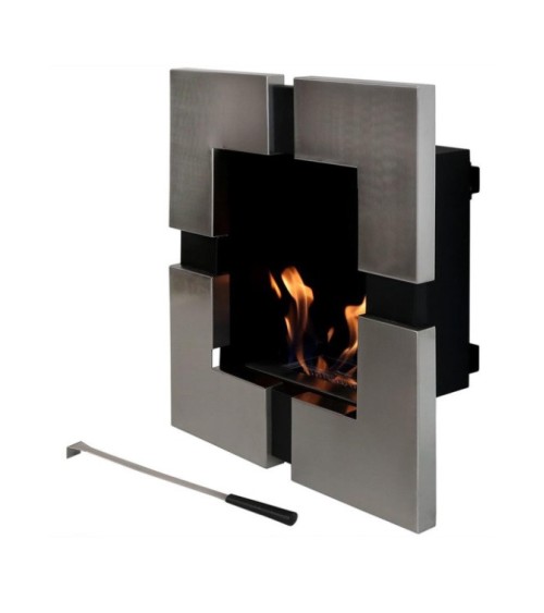 Cheminée bioéthanol suspendue CADRE