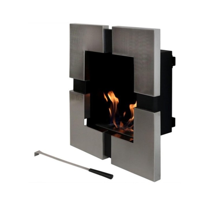 Cheminée bioéthanol suspendue CADRE