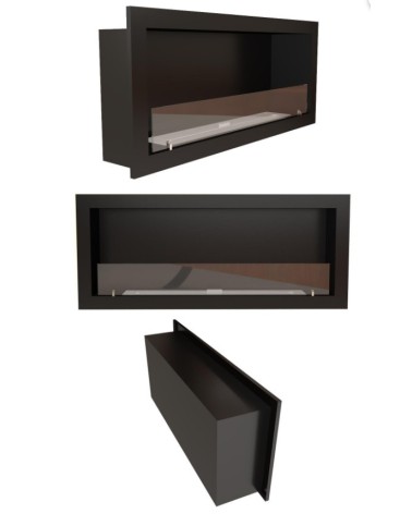 Cheminée BIOETHANOL ENCASTRABLE 80 CM