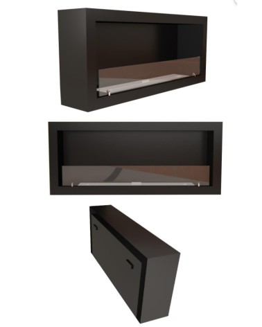 Cheminée BIOETHANOL MURALE 80 CM