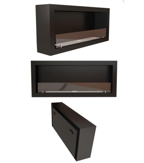 Cheminée BIOETHANOL MURALE 130 CM