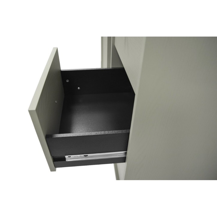 Buffet TOKYO Vert eucalyptus 80 cm 2 portes + 2 tiroirs