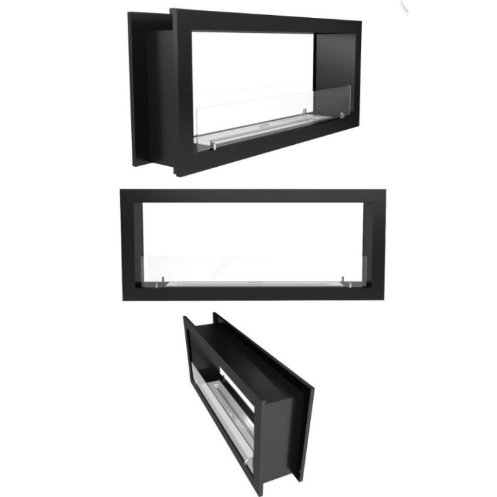Cheminée BIOETHANOL double face 160 cm Cheminée BIOETHANOL double face 160 cm