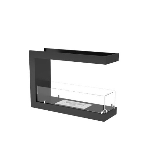 Cheminée BIOETHANOL U double face 80 cm
