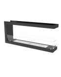 Cheminée BIOETHANOL U double face 130 cm