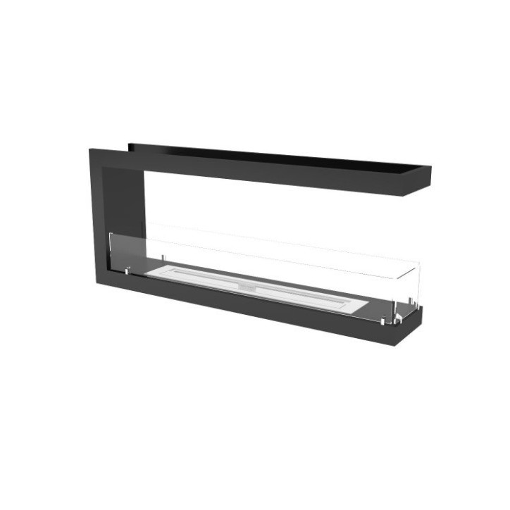 Cheminée BIOETHANOL U double face 130 cm Cheminée BIOETHANOL U double face 130 cm