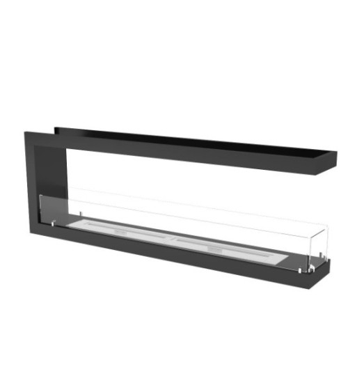 Cheminée BIOETHANOL U double face 160 cm