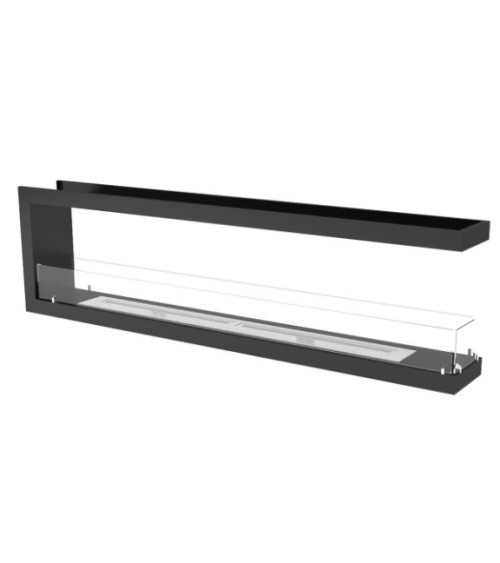 Cheminée BIOETHANOL U double face 200 cm