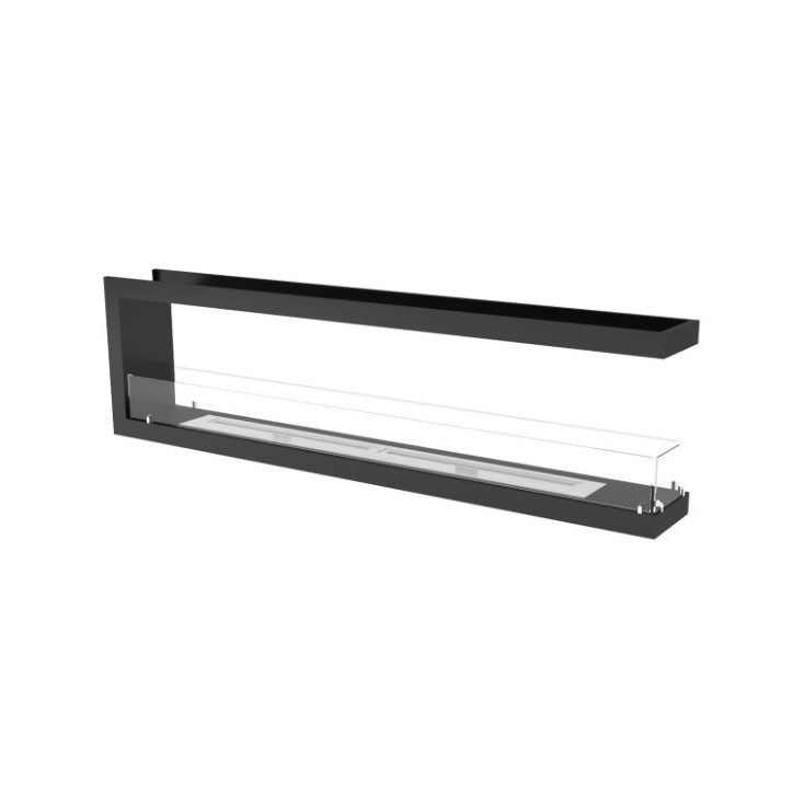 Cheminée BIOETHANOL U double face 200 cm Cheminée BIOETHANOL U double face 200 cm