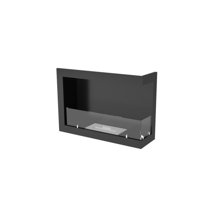 Cheminée BIOETHANOL MURALE 80 CM coin droit Cheminée BIOETHANOL MURALE 80 CM coin droit