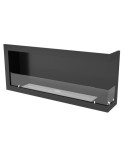 Cheminée BIOETHANOL MURALE 130 CM coin droit