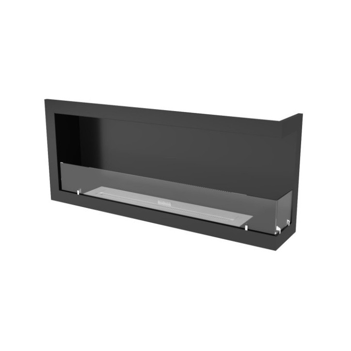 Cheminée BIOETHANOL MURALE 130 CM coin droit Cheminée BIOETHANOL MURALE 130 CM coin droit