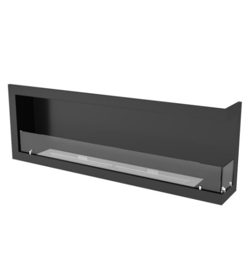 Cheminée BIOETHANOL MURALE 160 CM coin droit