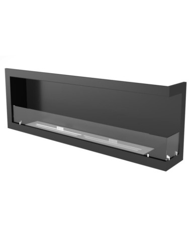 Cheminée BIOETHANOL MURALE 200 CM coin droit