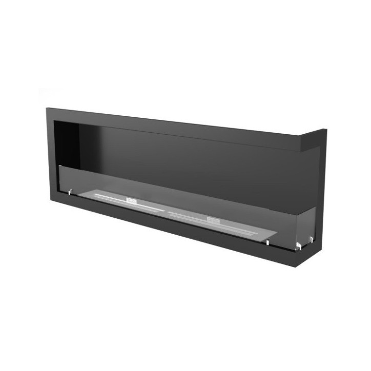 Cheminée BIOETHANOL MURALE 200 CM coin droit Cheminée BIOETHANOL MURALE 200 CM coin droit