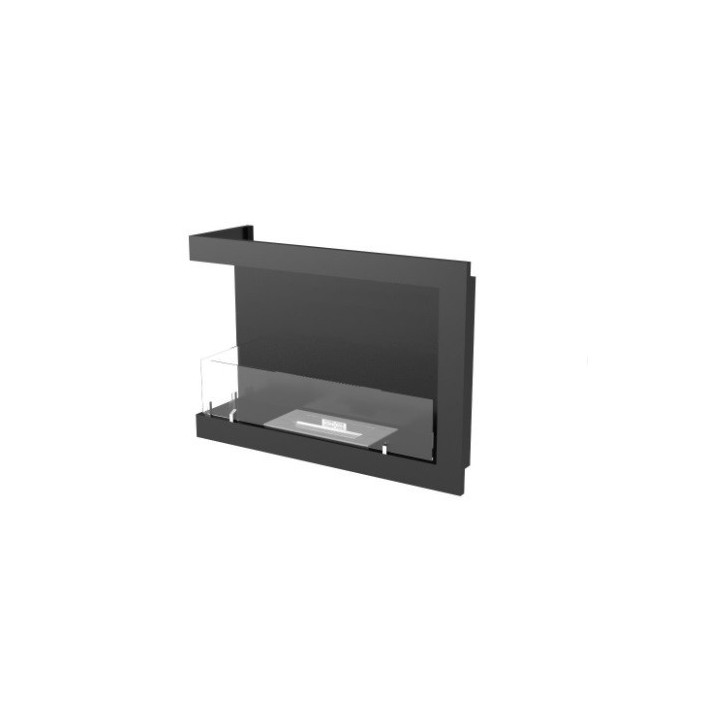 Cheminée BIOETHANOL MURALE 80 CM coin gauche Cheminée BIOETHANOL MURALE 80 CM coin gauche