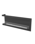 Cheminée BIOETHANOL MURALE 160 CM coin gauche