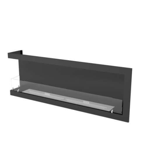 Cheminée BIOETHANOL MURALE 160 CM coin gauche