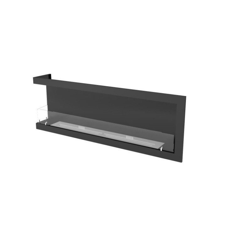 Cheminée BIOETHANOL MURALE 160 CM coin gauche Cheminée BIOETHANOL MURALE 160 CM coin gauche