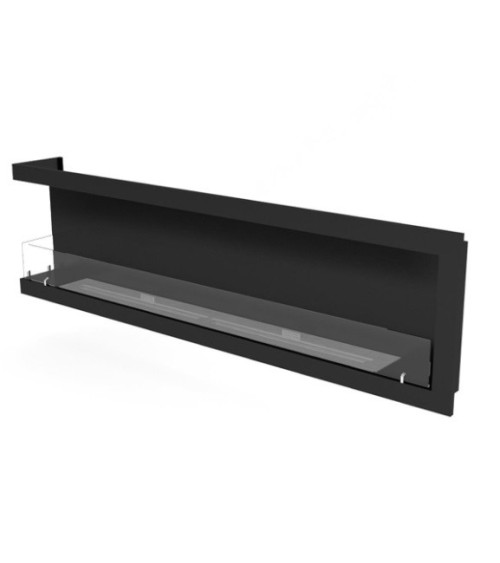 Cheminée BIOETHANOL MURALE 200 CM coin gauche