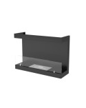 Cheminée BIOETHANOL MURALE 80 CM double ouverture latérale