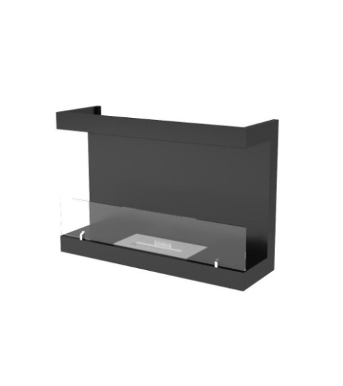 Cheminée BIOETHANOL MURALE 80 CM double ouverture latérale