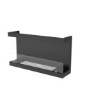 Cheminée BIOETHANOL MURALE 100 CM double ouverture latérale