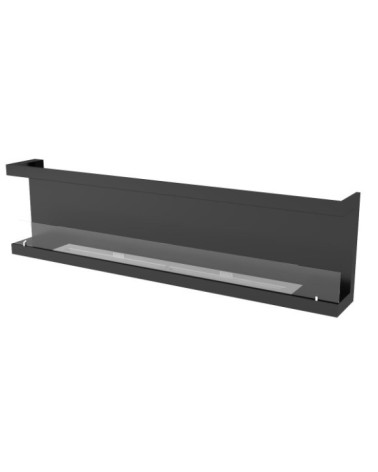 Cheminée BIOETHANOL MURALE 200 CM double ouverture latérale