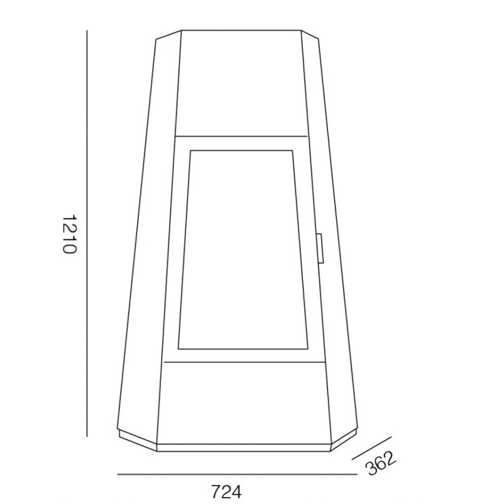 Cheminée au bioéthanol Shangai - 3kW Cheminée au bioéthanol Shangai - 3kW