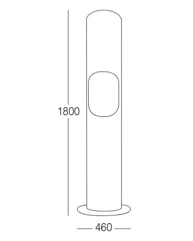 Cheminée au bioéthanol Portofino Gris métallique - 2kW