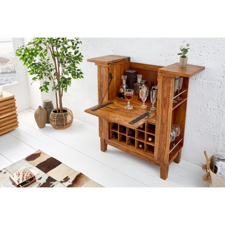 Bar BACCHUS bois massif de sheesham