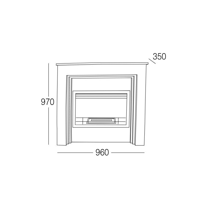 Cheminée au bioéthanol Conegliano - 2,5kW